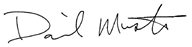 David Musto's signature.